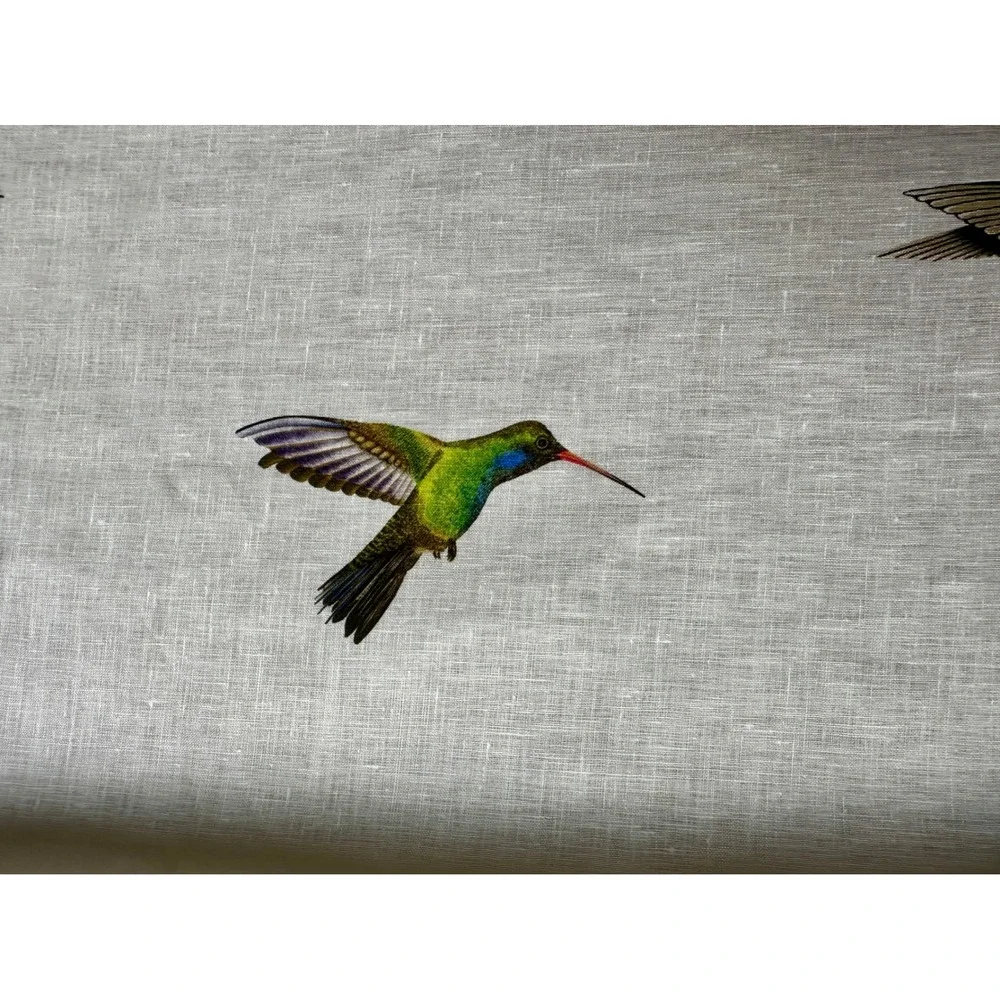 Harlequin Amazilia UK Hummingbird 100% Linen Fabric 3 Yards